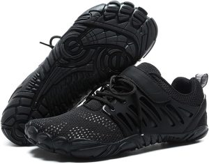 Barefoot Shoes Men Wide Toe Box Zero Drop Water Shoes Men for Gym Workout Minimalist Weightlifting Cross-Trainer Running Hike Grounded Footwear