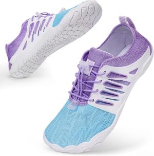 Hike Barefoot Water Shoes for Women Men Hike Lightweight Footwear Quick-Dry Swim Barefoot Shoes Breathable Non-Slip Wide Toe Box for Aqua Fishing River Pool Lake Hiking Kayaking Surfing